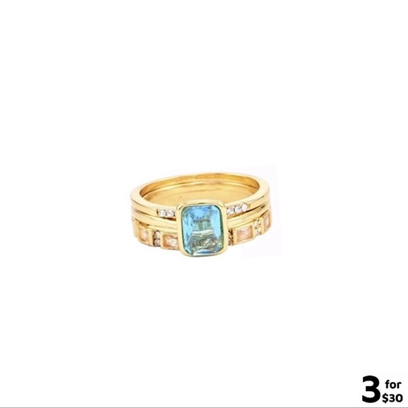 Stackable Ring Set Size 7 - Picture 3 of 3